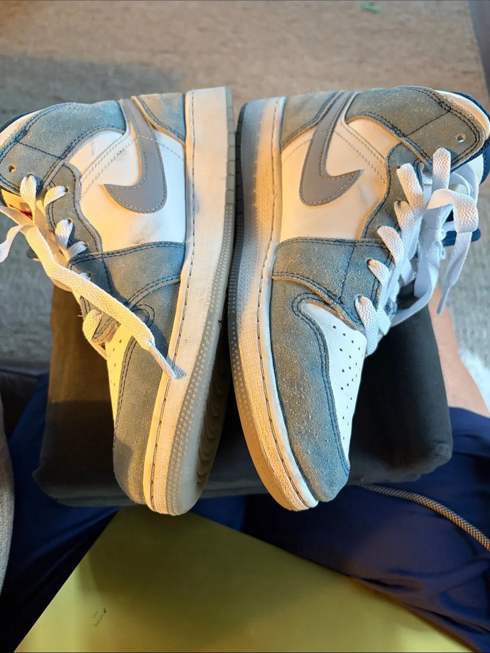 Nike Air Jordan 1 MD “Washed Denim” youth size 6.5
